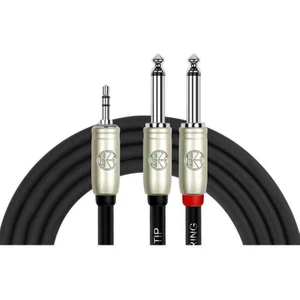3mt. Y Kablo (3,5mm Trs Plus - 2x1/4'' Mono)