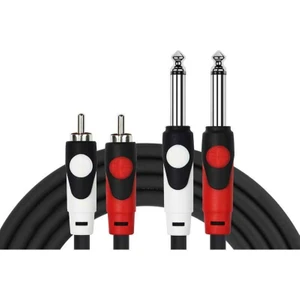 3mt Patch Kablo (2x1/4'' Mono - 2xrca)