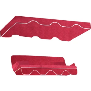 Vip Home Concept Süngersiz Salıncak Minderi Kılıfı 3 Kişilik Kılıf Bordo Bahçe Salıncak Minderi Süngersiz