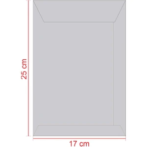 Doğan Zarf  Kraft Torba Zarf 17 x 25 cm 100'lü (A5)