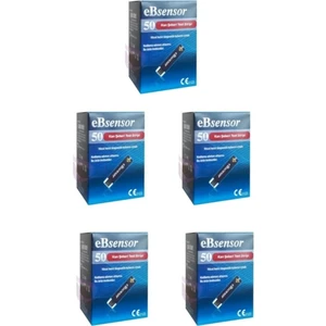 Ebsensor Kan Şeker Ölçümstribi X5 Kutu (250 Ölçüm)