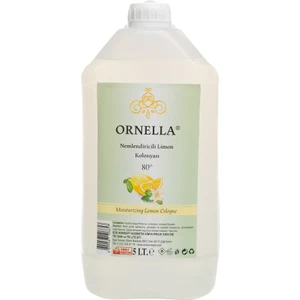 Nemlendiricili 80C Limon Kolonyası - 5 Lt (5000 Ml)