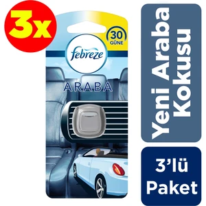 Yeni Araba Kokusu Hava Ferahlatıcı 3'lü