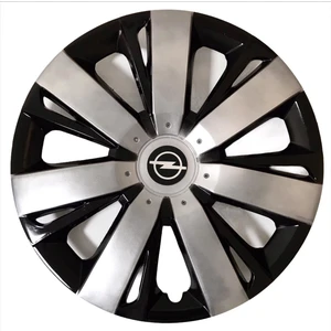 opel  Corsa 16'' Inç Gri - Siyah   4lü Set Jant Kapağı Çelik Jant Görünümlü