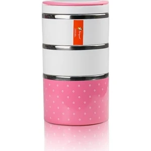 Penguen PNG-1303 3 Katlı Yemek Termosu Yeşil