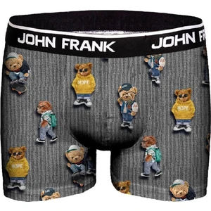 John Frank Cool Teddy Erkek Gri Boxer JFBD325-05