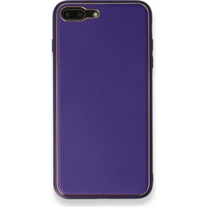 Apple iPhone 7 Plus Uyumlu Coco Leather Seri Silikon Kılıf