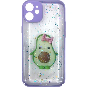 Apple iPhone 12 Mini Uyumlu Animal Simli Silikon Kılıf