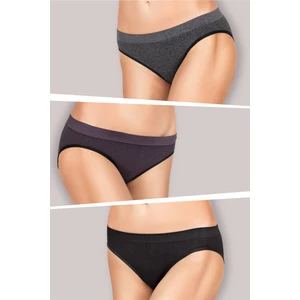 3'lü Dikişsiz Kadın Slip