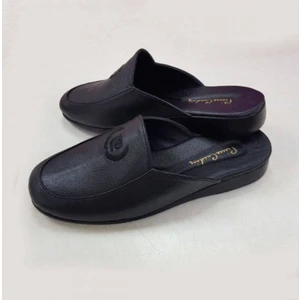 Pierre Cardin 289 Deri Terlik 42 Siyah