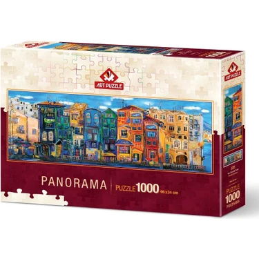 Art Puzzle Renkli Kasaba 1000 Parça Panorama