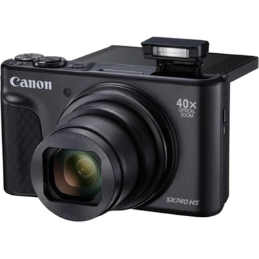 Canon Powershot SX740 HS Siyah Fotoğraf Makinesi (Canon Eurasia