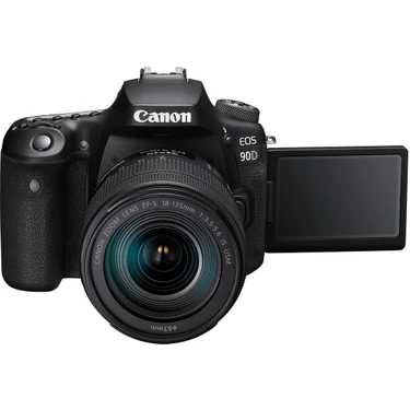 Canon EOS 90Dレンズセット/Canon EF 18-55㎜ STM Canon EOS 90D + 18-55mm Lens DSLR Fotoğraf Makinesi Fiyatları
