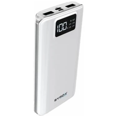 Syrox Powerbank 20000 Mah  Dijital Ekranlı Taşınabilir Şarj Cihazı