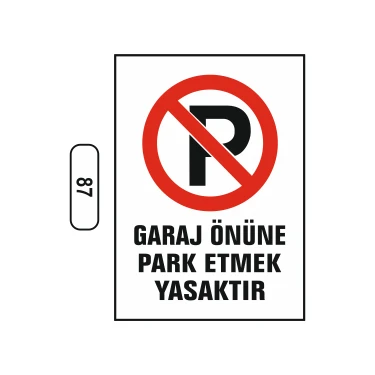 Gündoğdu Garaj Önüne Park Etmek Yasaktır Uyarı Ikaz