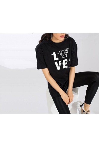 Refsan Tasarım Tişört - Love (Model:3) Xl