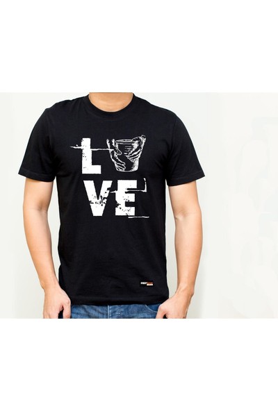 Refsan Tasarım Tişört - Love (Model:3) S