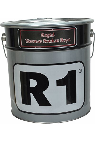 R1 Endüstriyel Rapid Yarımat Siyah Sonkat Boya 15 kg