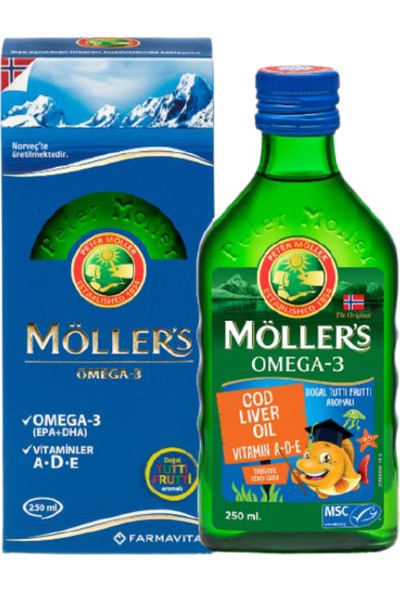 Möller's Omega 3 Balık Yağı 250 ml