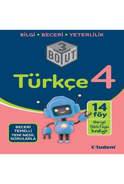 Tudem 4. Sınıf Türkçe 3 Boyut Konu Anlatım Föyü