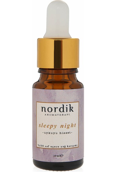 Nordik Aromaterapi Sleepy Night Uykuyu Hisset Saf Uçucu Yağ Karışımı