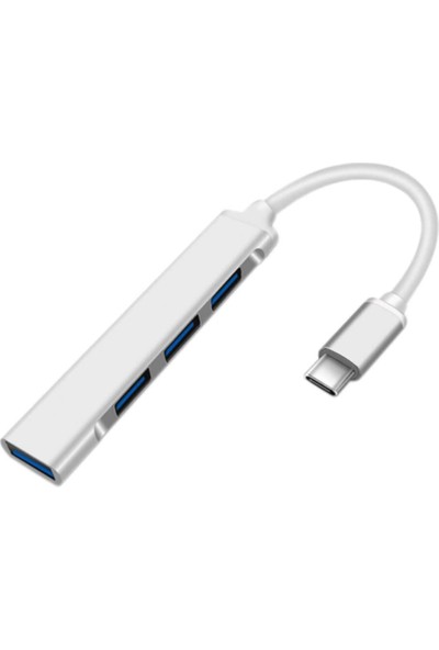 Vivatech Type C To USB 3.0 Çoklayıcı 4 Port Hub 3.1 Adaptör Çevirici