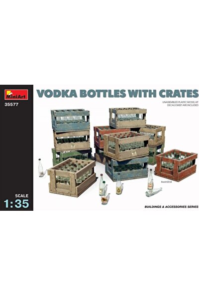 Miniart Maket Vodka Şişe ve Kasaları 1:35 35577