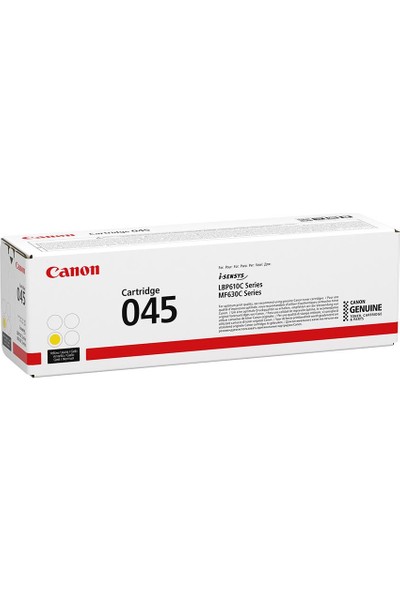 Canon CRG 045 Y Orijinal Sarı Toner