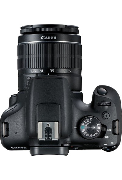 Canon EOS 2000D + EF-S 18-55mm f/3.5-5.6 DC III Fotoğraf Makinesi (Canon Eurasia Garantili)