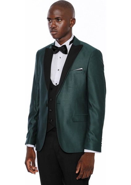 Erkek Desenli Slim Fit Damatlık Takım Elbise fiyatları