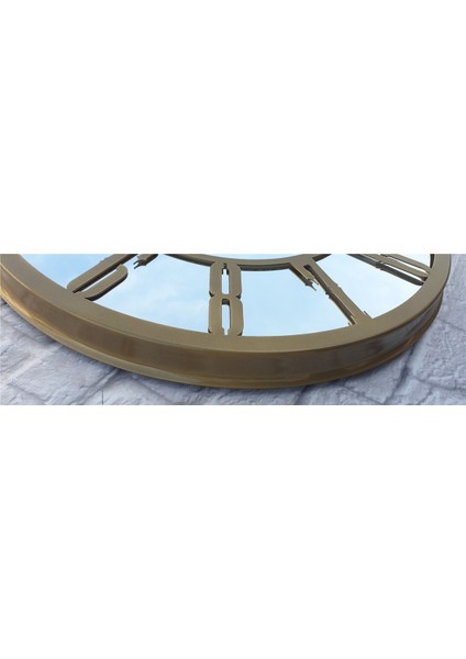 Metal Aynalı Duvar Saati ( Çap 50 cm -Çap 80 cm ) indirimleri