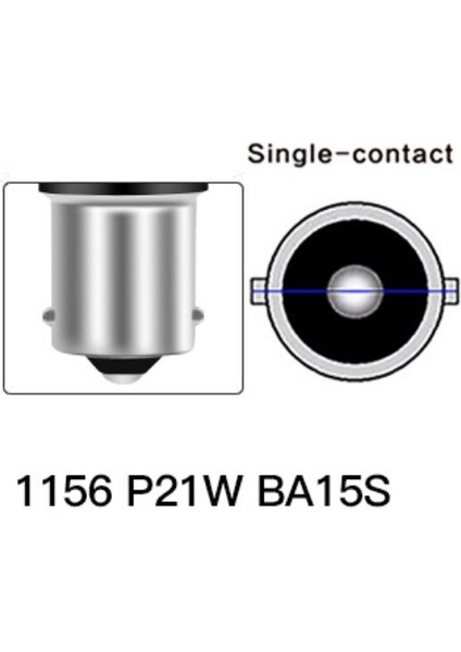 BA15S 1156 P21W 45 LED Geri Vites,sinyal,stop Ampulü(2 Adet)