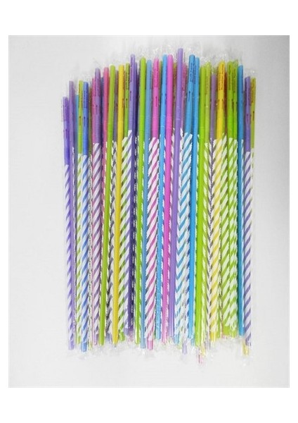 Körüklü Renkli Pipet 100'LÜ fiyatları