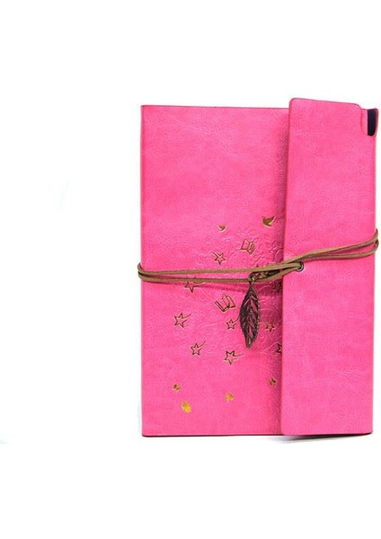Defter Deri Kaplı Ağaç Baskılı