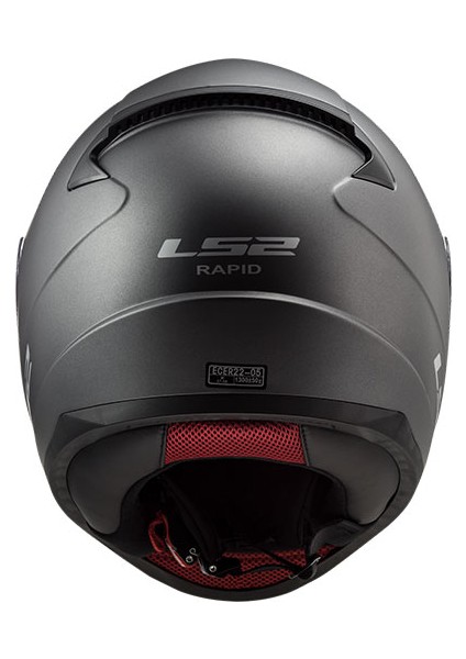 Ls2 Rapid Mat Titanium Kask