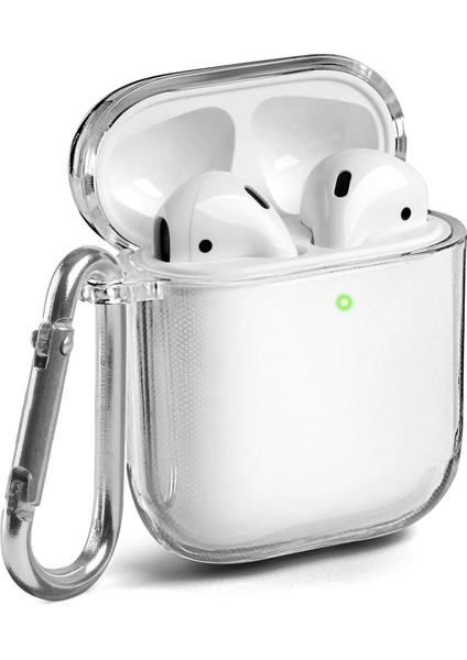 Airpods Silikon Kılıf Yumuşak 360 1 ve 2 Nesil Şeffaf