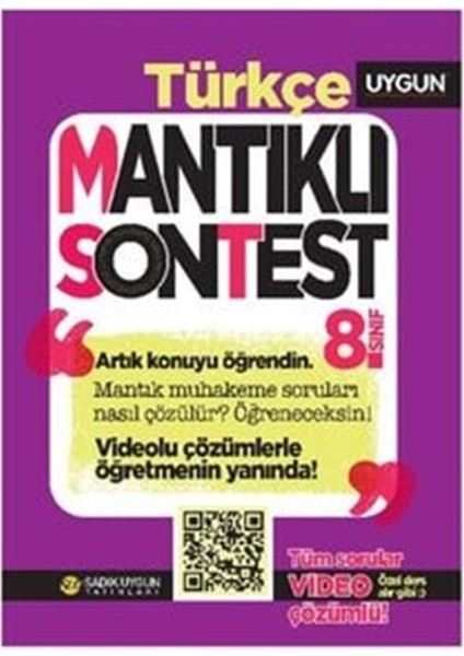 8. Sınıf Türkçe Mantıklı Sontest