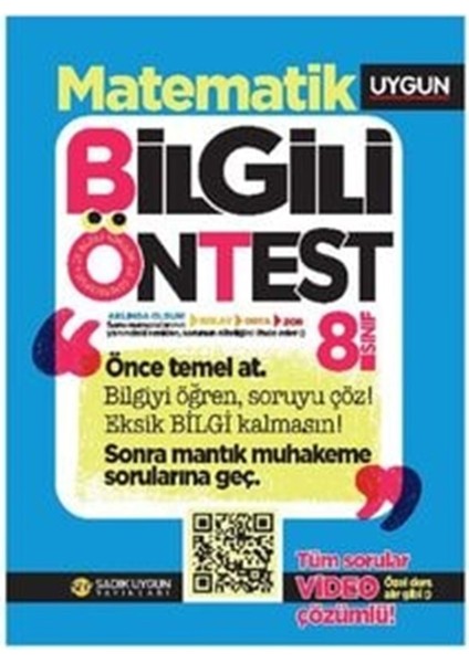 8. Sınıf Matematik Bilgili Öntest