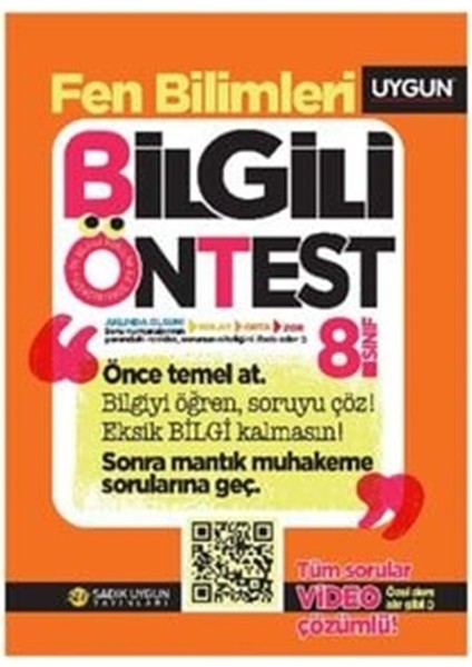 8. Sınıf Fen Bilimleri Bilgili Öntest