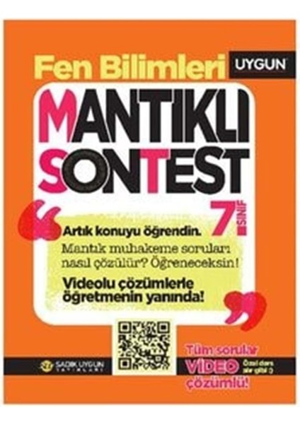 7. Sınıf Fen Bilimleri Mantıklı Sontest