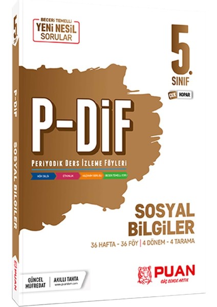 5. Sınıf Sosyal Bilgiler PDİF Konu Anlatım Föyleri