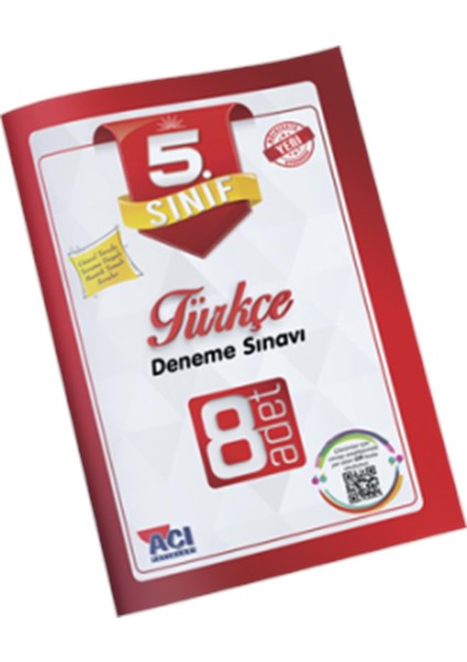 5. Sınıf Türkçe 8'li Deneme Sınavı