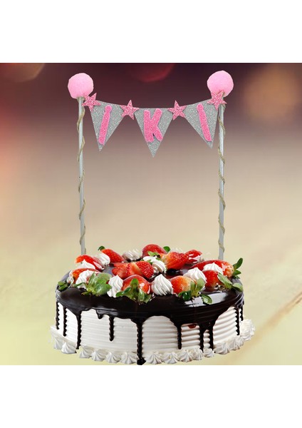 Pasta Süsü 27cm x 15cm, İKİ - Pembe fırsatları