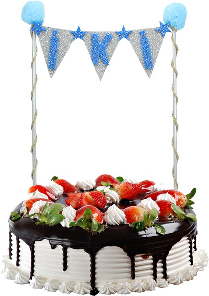 Pasta Süsü 27 x 15 cm Iki Mavi