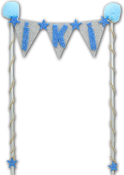 Pasta Süsü 27 x 15 cm Iki Mavi modelleri