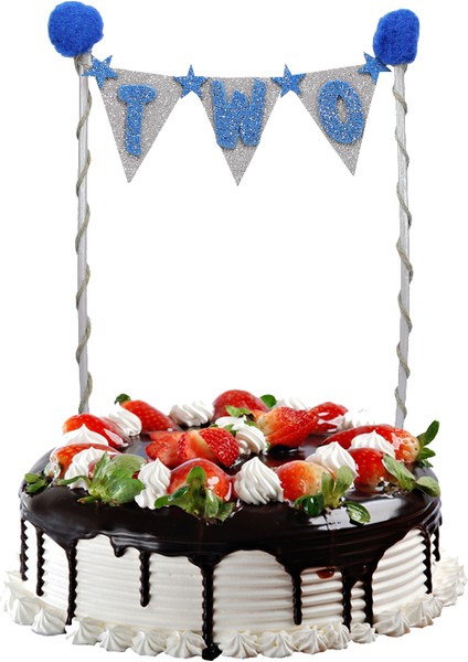 Pasta Süsü 27cm x 15cm, TWO - Mavi