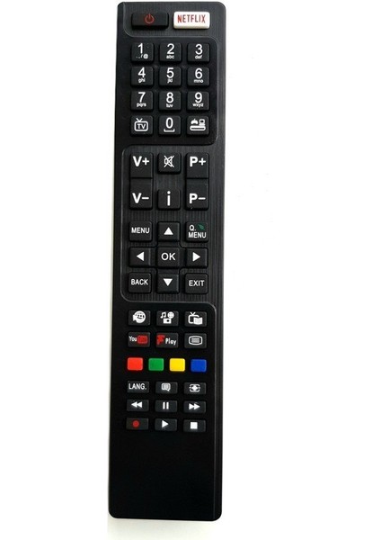 Vestel RC4848F Netflix Smart LED Tv Kumanda - Netflix Youtube Play Tuş 313