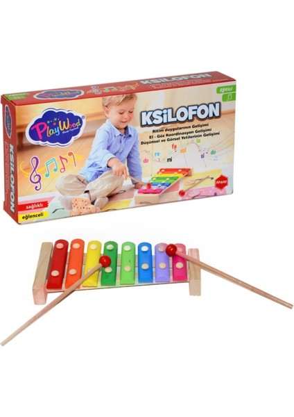 Mutlu Kids Ahşap Ksilofon Müzik Ensturmanı