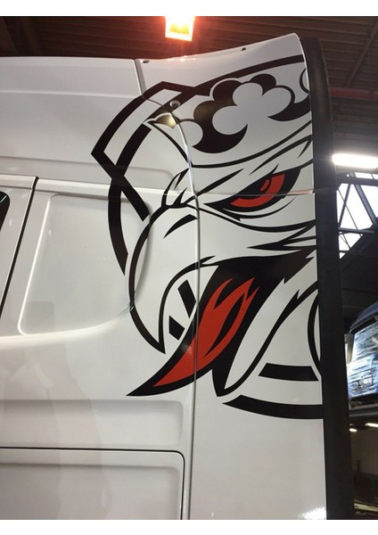 2'li Tır Için Svempa Griffin Kabin Etiketi Çıkartması Sticker indirimleri