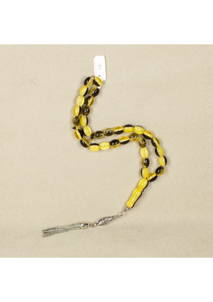 Iki Renkli Sıkma Kehribar Tesbih modelleri